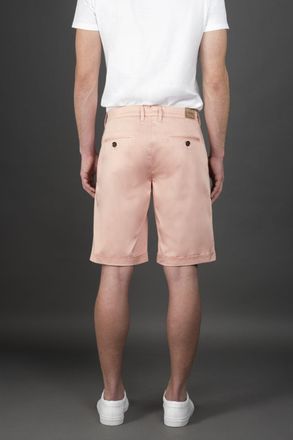Moorer Mens Light Pink Tailored Shorts Rose