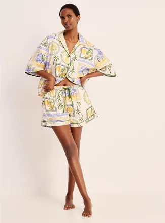 Cyberjammies Womens Fruity getaway pyjama set