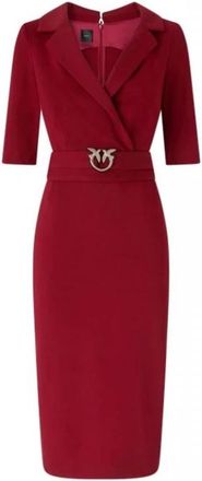 Pinko Midi Kleedjes - Dames - Casual kleedjes - Rood - XL - Kleedjes