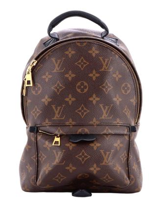 Louis Vuitton Brown Monogram Canvas Palm Springs Backpack Pm (Authentic Pre- Loved)