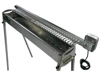 OEM Barbecue A Carbone Automatico Per Arrosticini Tecnoroast Trs-40 Single Inox