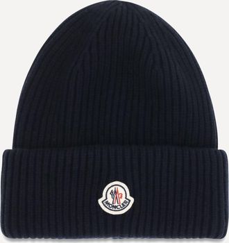 Moncler Wool and cashmere-blend Beanie Male UNI