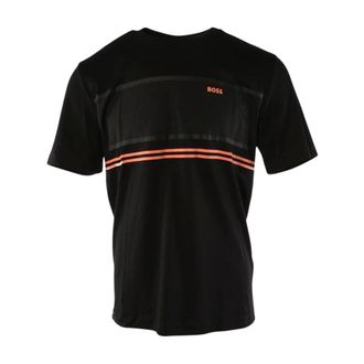 HUGO BOSS Tops, Heren, Zwart, M, Katoen, Tee 8 T-shirt