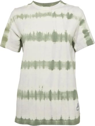 Isabel Marant Dena T-shirt met tie-dye - Groen