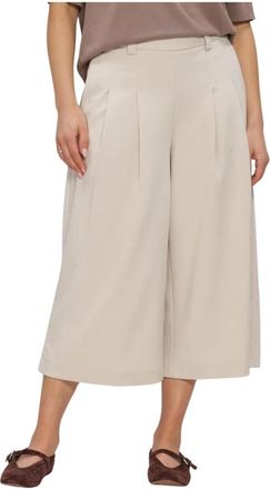 Moss Copenhagen Dames, Broeken, Beige, Maat: XS Viscose