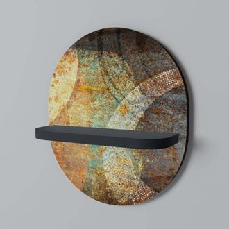 OEM Estante Ovalado Aura Antiguo Negro