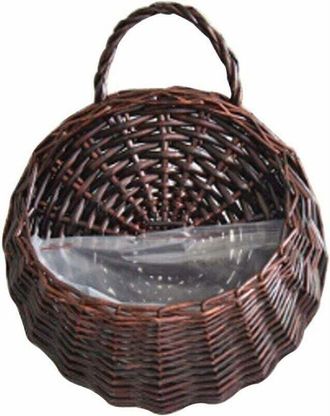 OEM Cesta Colgante Para Macetas, Decoraci&oacute;n De Pared, Cesta De Rat&aacute;n Con Asas Simples, Decoraci&oacute;n De Pared Para El Hogar, Jard&iacute;n, Boda, Estilo 3 Peque&ntilde;o