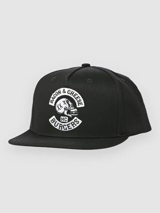 THE DUDES Bacon Cheese Structured 5 Panel Cap schwarz