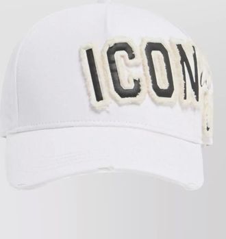 Dsquared2 cotton logo-appliqu&eacute; baseball cap