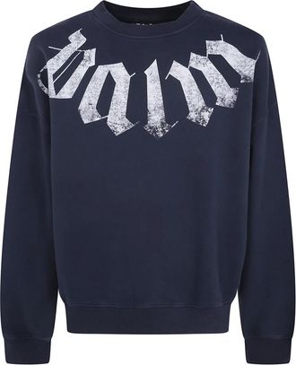 Palm Angels Sweatshirts - Heren - Sweatshirts - Blauw - L - Hoodies & sweatvesten