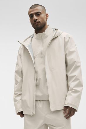 Alo | Alpha Shell Jacket in Bone, Size: Medium