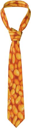 Generic Classic Business Neckties Baked Bean Neck Ties Elegant Necktie for Wedding Work Mens