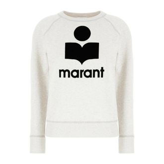 Isabel Marant Sweatshirts, female, Beige, Size: XS Stylish Sweatshirt for a Trendy Look