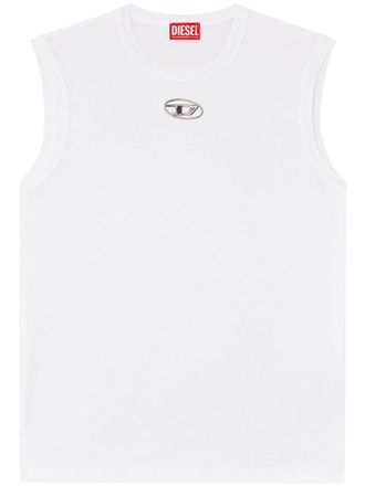 Diesel T-Bisco-Od tank top - men - Organic Cotton - L - White