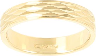 Autentica Diamond Cut Band Ring 4mm