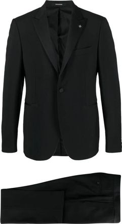 Tagliatore Zwart - Heren - Business pakken - Zwart - 2XL - Wol - Kostuums