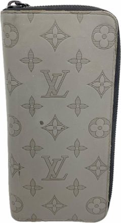 Louis Vuitton Gray Long Wallet (Bi-Fold) (Pre-Owned)