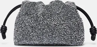 Loewe Flamenco Mini beaded clutch