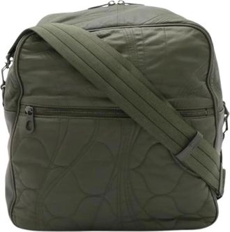 Bottega Veneta Pre-owned Leather Schoudertas - Dames - Vintage Schoudertas - Groen - ONE Size - Leer - Vintage