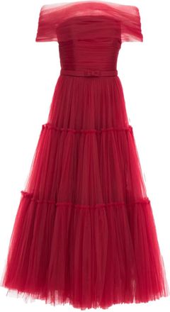 Ana Radu Abito con spalle scoperte - Rosso