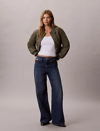 Calvin Klein Kort doorgestikt liner jasje