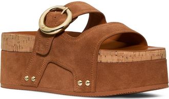 Kate Spade New York halo platform sandal in Saddle at Nordstrom, Size 6.5