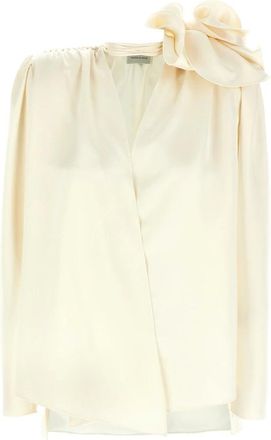 Magda Butrym Overhemden, Dames, Wit, S, Shirts