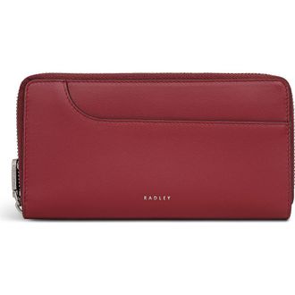 Radley London Pockets Large Zip Around Wallet in Carmine at Nordstrom