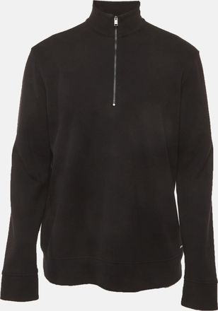 HUGO BOSS Boss By Hugo Boss Black Jersey Zip-Up Sweatshirt