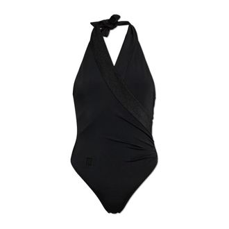 Balmain One-piece, female, Black, Size: 2XS Two-tone One-piece Swimsuit