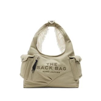 Marc Jacobs Sack Bag In Cargo Fur Canvas