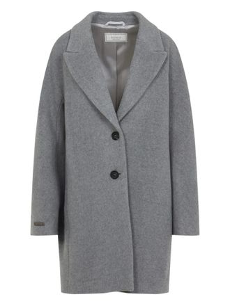 PESERICO single-breasted wool coat - women - Wool - 42 - Grey