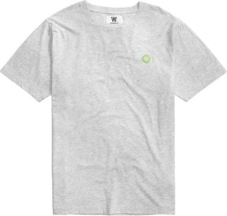 Wood Wood Tops, Heren, Grijs, S, Katoen, Ace T-Shirt
