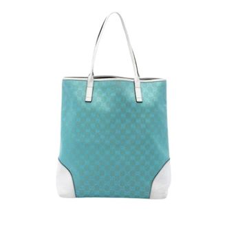 Gucci Bolso Tote de Lona Pre-owned - Pre-owned - Mujer - Azul - ONE SIZE