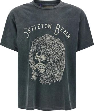 Gallery Dept. Skeleton Beach Grit Tee - Heren - T-shirts - Zwart - S - Katoen - Tops