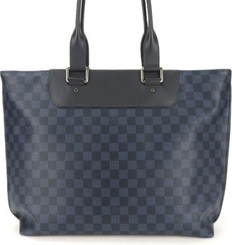 Louis Vuitton Damier Cobalt Damier Cobalt Navy Tote Bag (Pre-Owned)