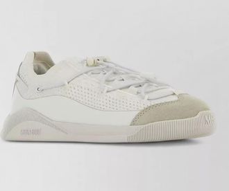 Moon Boot fabric low top sneakers perforated suede