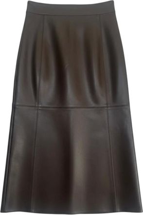 Max Mara Mujer, Faldas, Marr&oacute;n, Talla: S