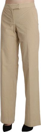 Ermanno Scervino High Waist Fla Wide Leg Trouser Womens Pants