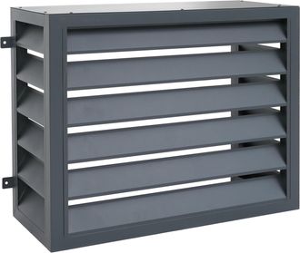 Hhg [nunca Usado] Revestimiento Para El Sistema De Aire Acondicionado/intercambiador De Calor Hhg-560, Cubierta De La Rejilla Protectora, Metal 73 X 97 X 