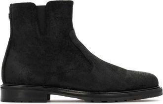 Kazar Suede Ritschoen - Heren - Enkellaarsjes - Zwart - 44 EU - Leer - Schoenen