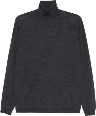 Goes Botanical Merino Wol Botanische Trui - Heren - Coltruien - Grijs - 4XL - Wol - Truien & Vesten