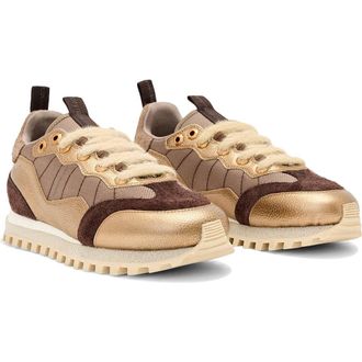 AllSaints Nevis Sneaker in Bronze/Brown at Nordstrom, Size 10Us