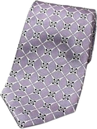 Gucci Pre-owned Accessories, male, Purple, Size: ONE SIZE Pre-owned Cravat