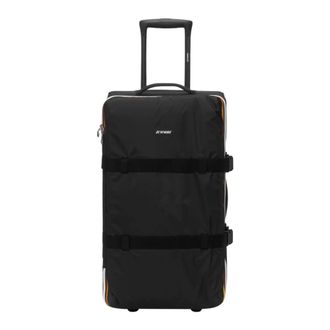 K-Way Stijlvol Bagage en Trolley Tassen - unisex - Handbagage koffer - Zwart - ONE Size - Nylon - Koffers