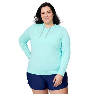 Free Country Womens Plus Size SunFree UPF Hoodie