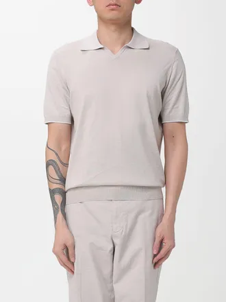 Brunello Cucinelli Polo Shirt Men color Beige