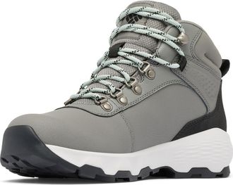 Columbia Newton Wander LTR Waterproof Hiking Boot in Quarry/Cool Green at Nordstrom, Size 7.5