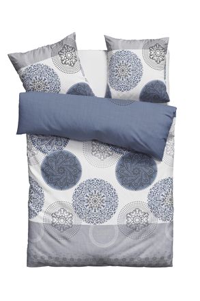 My Home Bettwäsche »Tesso in Gr. 135x200, 155x220 oder 200x200 cm« 3 Stk. tlg. Bettwäsche mit Ornamenten und in verschiedenen Qualitäten