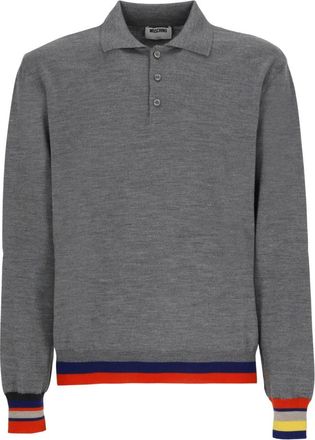 Moschino Tops, Heren, Grijs, S, Polo Shirts